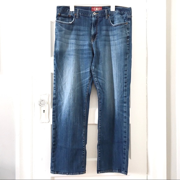 Lucky Brand 361 Vintage Straight Medium Wash Jeans 38x34 - Picture 1 of 10